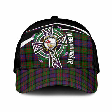 MacDonald (McDonald) Tartan Crest Classic Cap Scottish Thistle Celtic Cross Alba Gu Brath