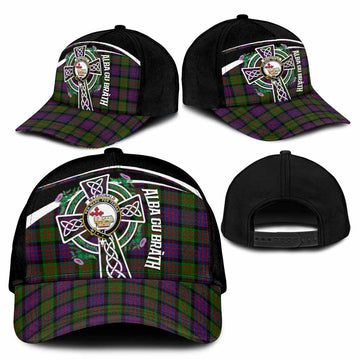 MacDonald (McDonald) Tartan Crest Classic Cap Scottish Thistle Celtic Cross Alba Gu Brath