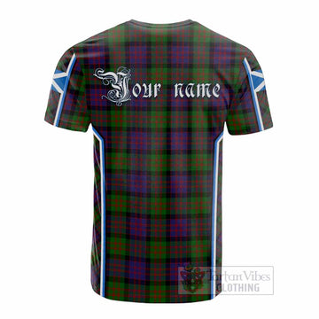MacDonald (McDonald) Tartan Crest Cotton T-shirt Scotland Coat of Arm Flag Style - Tartan Vibes Clothing