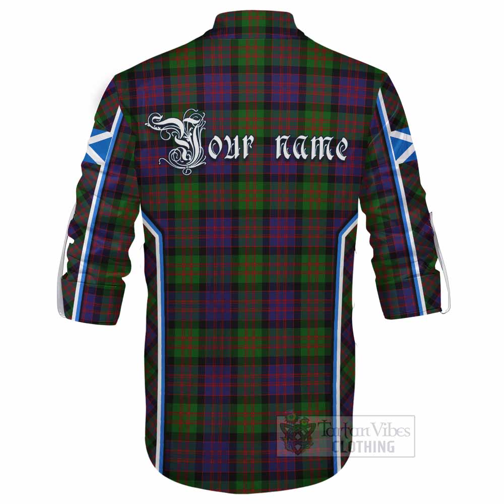MacDonald (McDonald) Tartan Crest Ghillie Kilt Shirt Scotland Coat of Arm Flag Style - Tartan Vibes Clothing