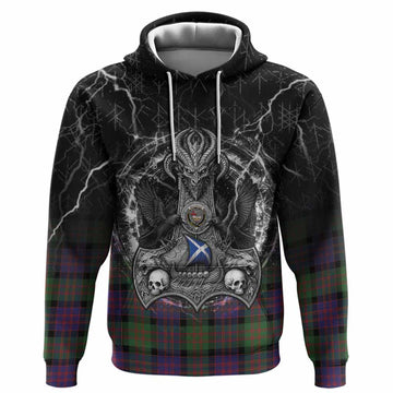 MacDonald (McDonald) Tartan Crest Hoodie Celtic Odin's Raven Legacy