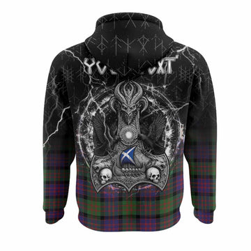 MacDonald (McDonald) Tartan Crest Hoodie Celtic Odin's Raven Legacy