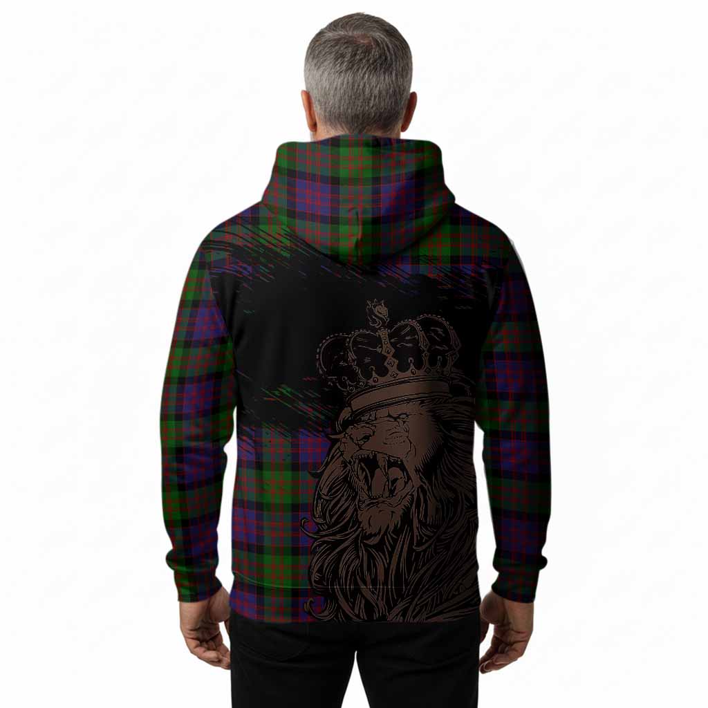 MacDonald (McDonald) Tartan Crest Hoodie Crowned Lion Heritage Style