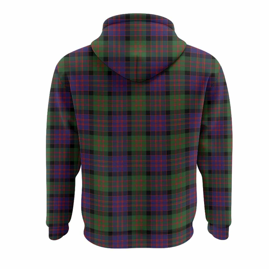 MacDonald (McDonald) Tartan Crest Hoodie Ferocious Lion Style