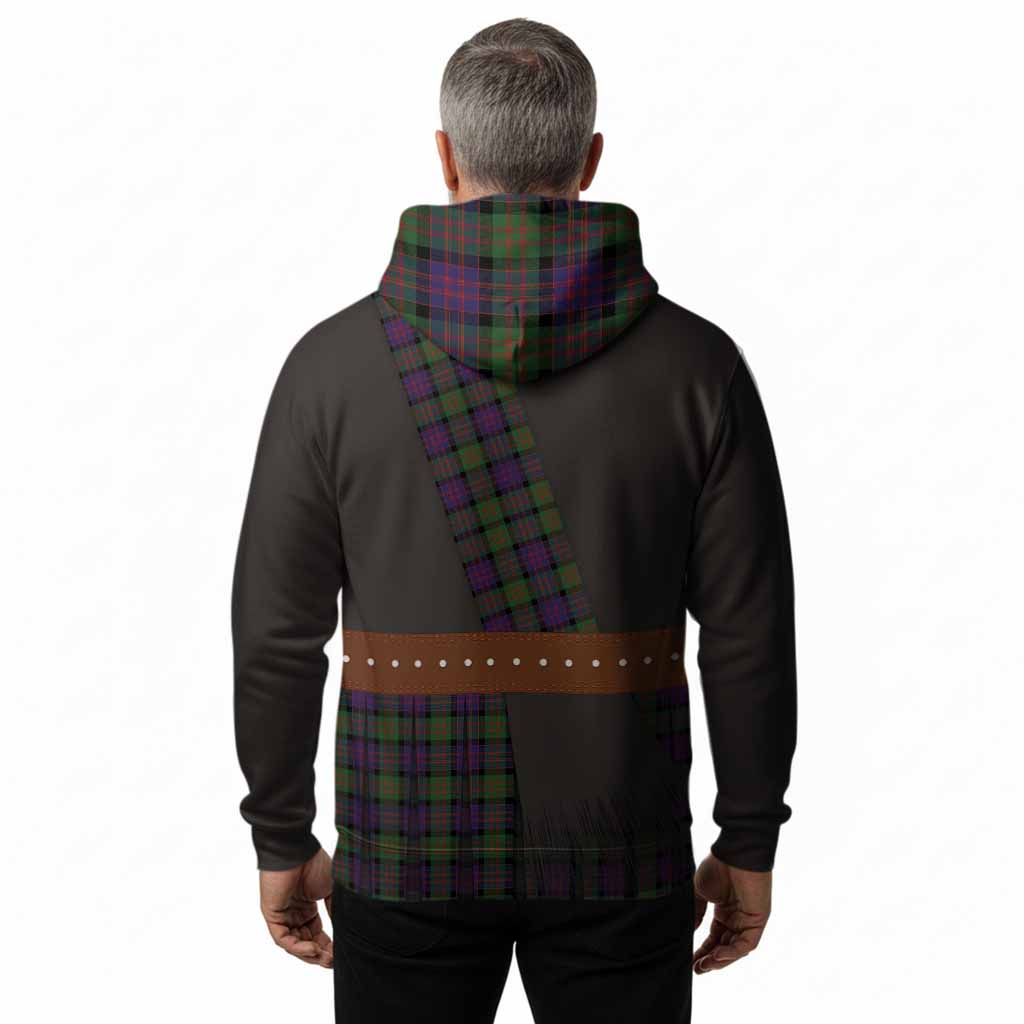 MacDonald (McDonald) Tartan Crest Hoodie Kilt Costume Style