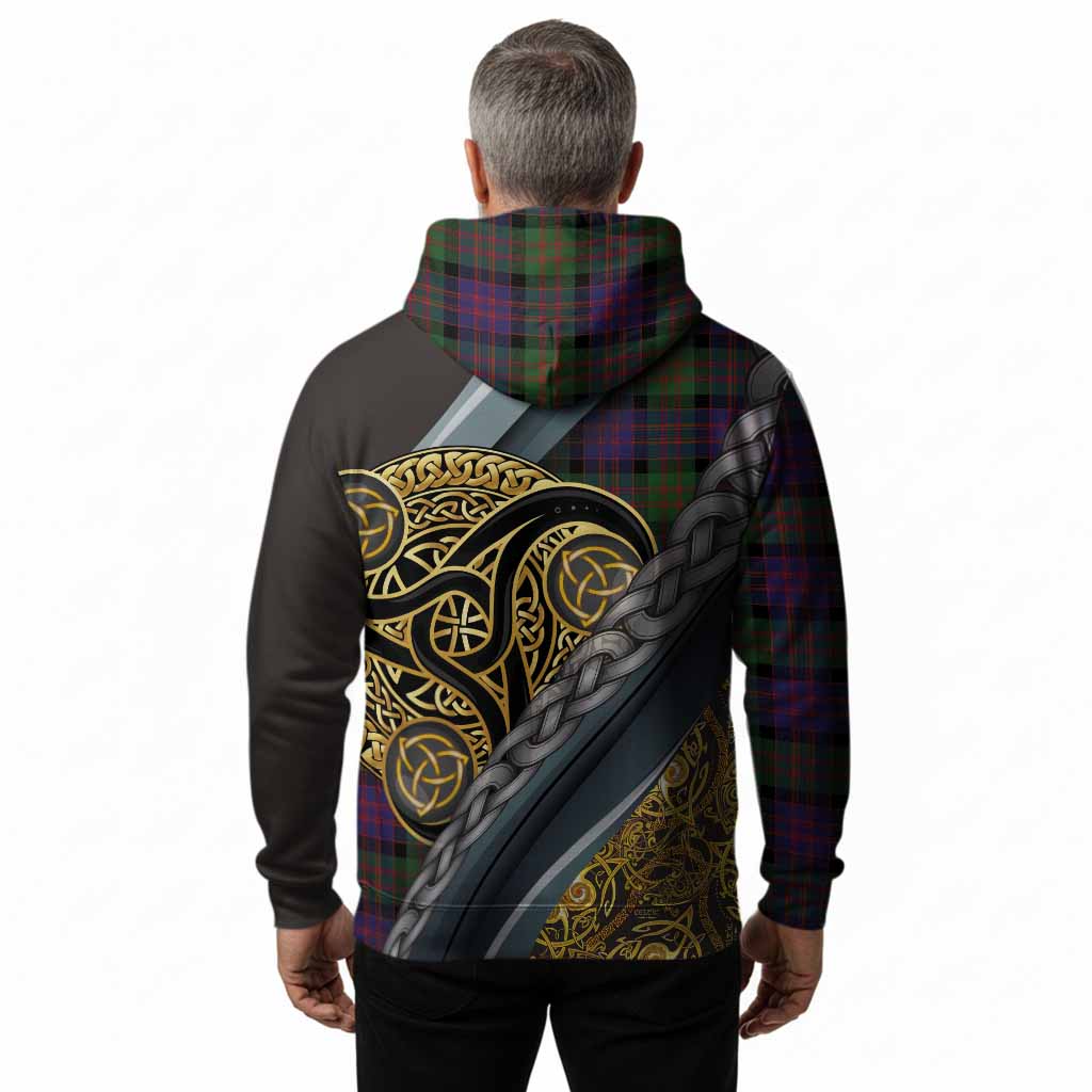 MacDonald (McDonald) Tartan Crest Hoodie Scottish Triskele Celtic