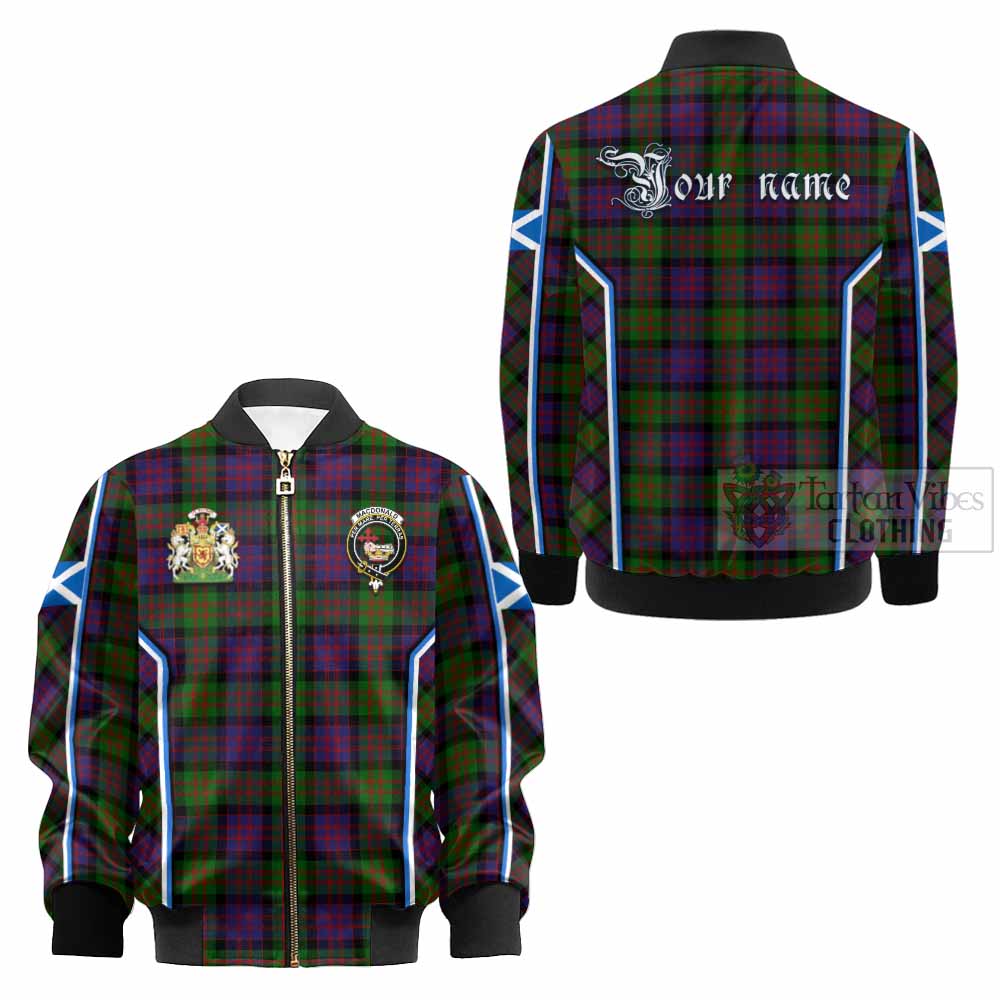 MacDonald (McDonald) Tartan Crest Kid Bomber Jacket Scotland Coat of Arm Flag Style - Tartan Vibes Clothing