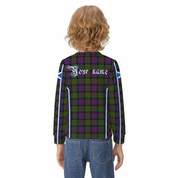 MacDonald (McDonald) Tartan Crest Kid Knitted Sweatshirt Scotland Coat of Arm Flag Style - Tartan Vibes Clothing