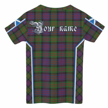 MacDonald (McDonald) Tartan Crest Kid T-shirt Scotland Coat of Arm Flag Style - Tartan Vibes Clothing