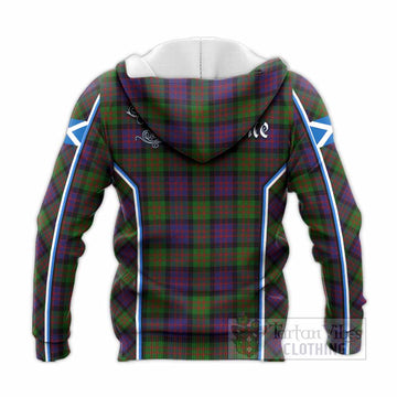 MacDonald (McDonald) Tartan Crest Knitted Hoodie Scotland Coat of Arm Flag Style - Tartan Vibes Clothing