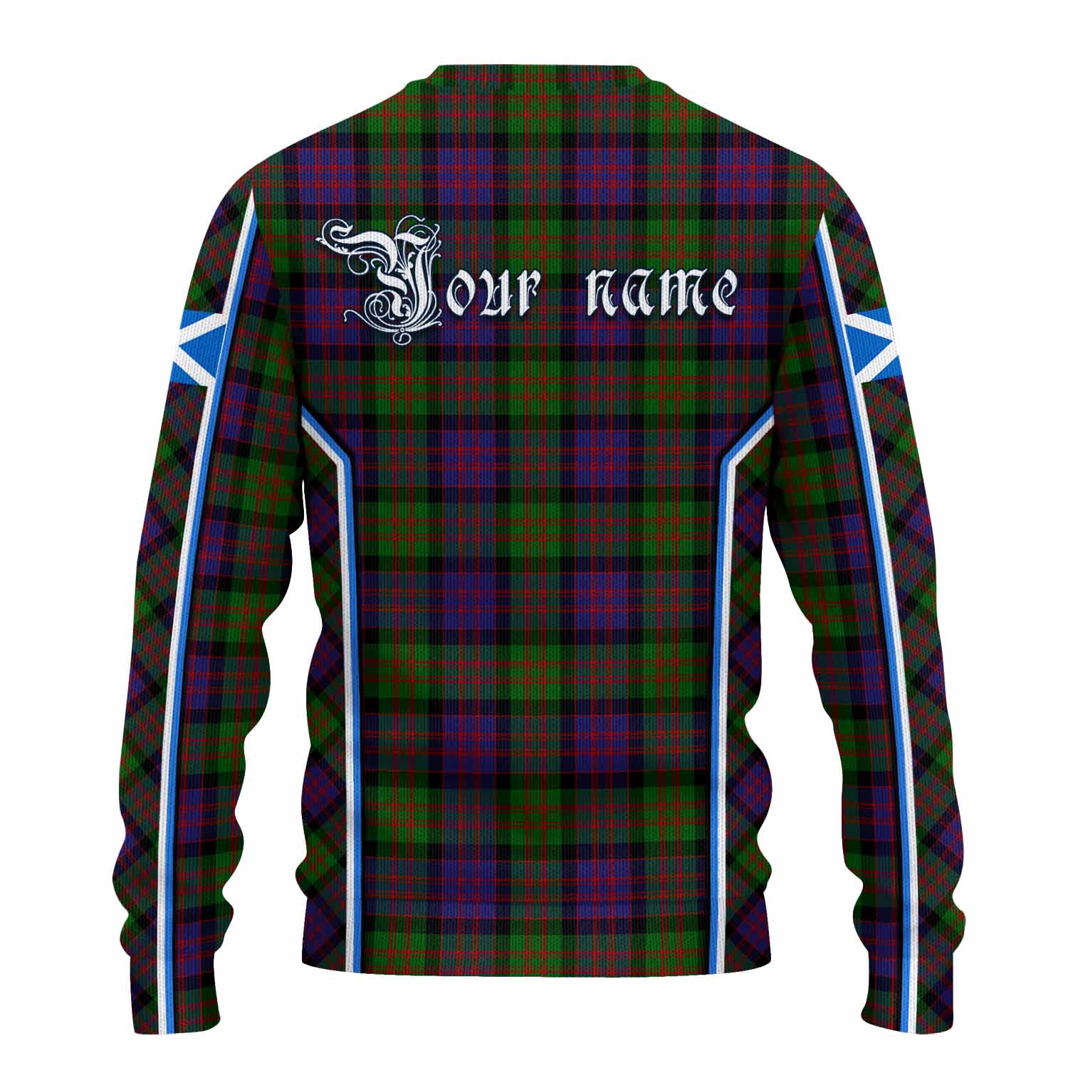 MacDonald (McDonald) Tartan Crest Knitted Sweater Scotland Coat of Arm Flag Style - Tartan Vibes Clothing