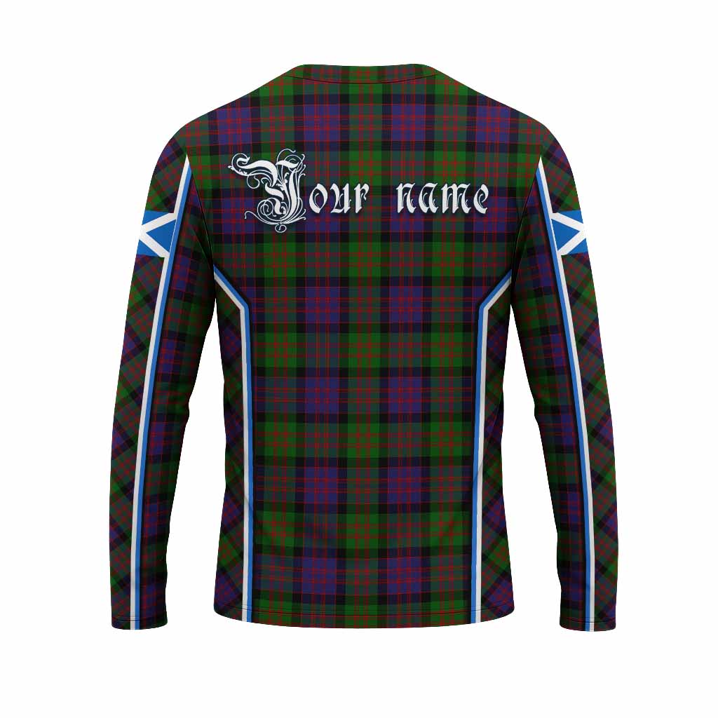 MacDonald (McDonald) Tartan Crest Long Sleeve T-Shirt Scotland Coat of Arm Flag Style - Tartan Vibes Clothing