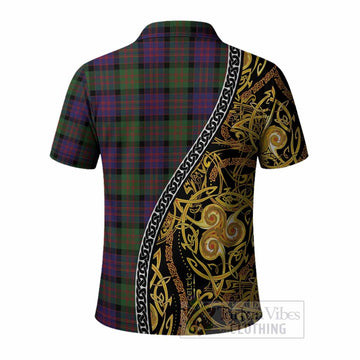 MacDonald (McDonald) Tartan Crest Polo Shirt Celtic Knot and Triple Trickle Spiral Symbols