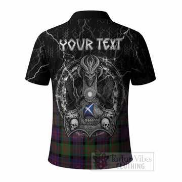 MacDonald (McDonald) Tartan Crest Polo Shirt Celtic Odin's Raven Legacy