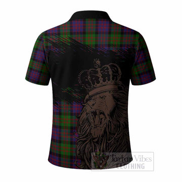 MacDonald (McDonald) Tartan Crest Polo Shirt Crowned Lion Heritage Style