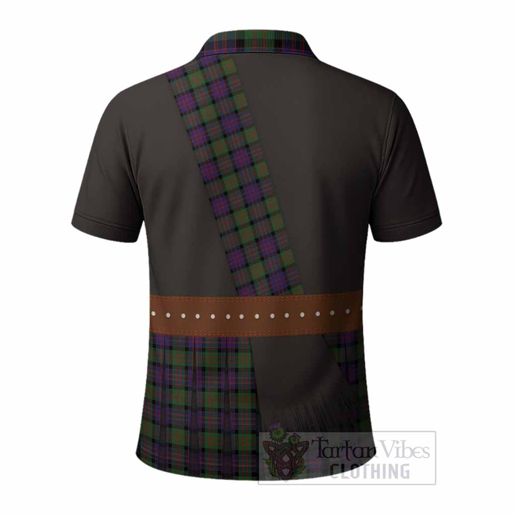 MacDonald (McDonald) Tartan Crest Polo Shirt Kilt Costume Style