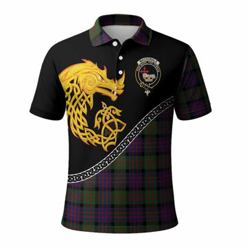 MacDonald (McDonald) Tartan Crest Polo Shirt Legendary Dragon Knot Half Style