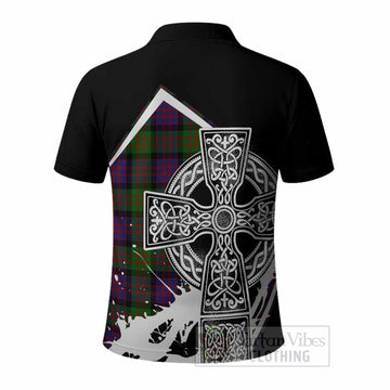 MacDonald (McDonald) Tartan Crest Polo Shirt Scottish Celtic Cross Heritage