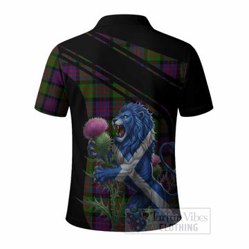 MacDonald (McDonald) Tartan Crest Polo Shirt Scottish Lion Rampant Thistle