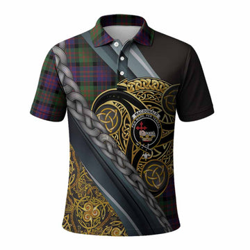 MacDonald (McDonald) Tartan Crest Polo Shirt Scottish Triskele Celtic