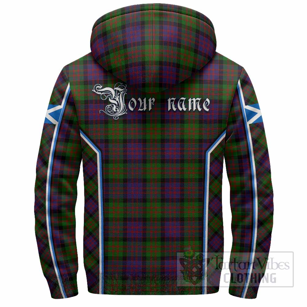 MacDonald (McDonald) Tartan Crest Sherpa Hoodie Scotland Coat of Arm Flag Style - Tartan Vibes Clothing
