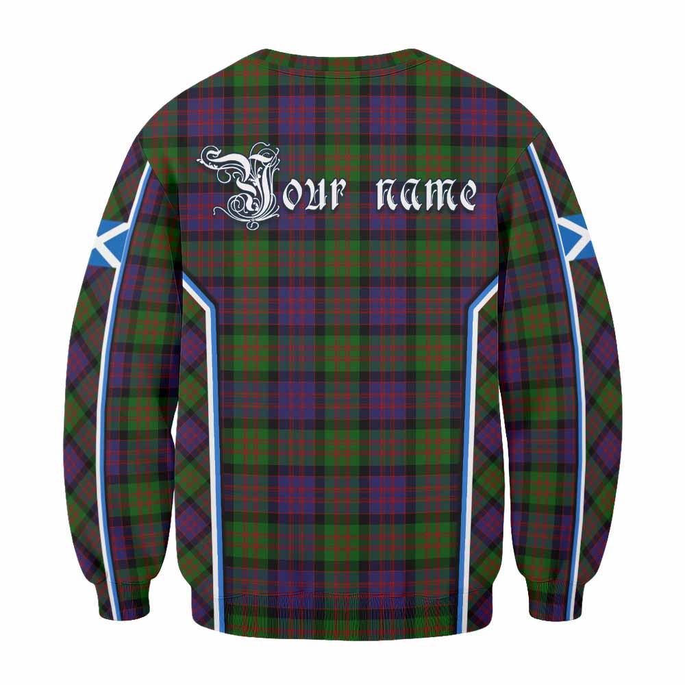 MacDonald (McDonald) Tartan Crest Sweatshirt Scotland Coat of Arm Flag Style - Tartan Vibes Clothing