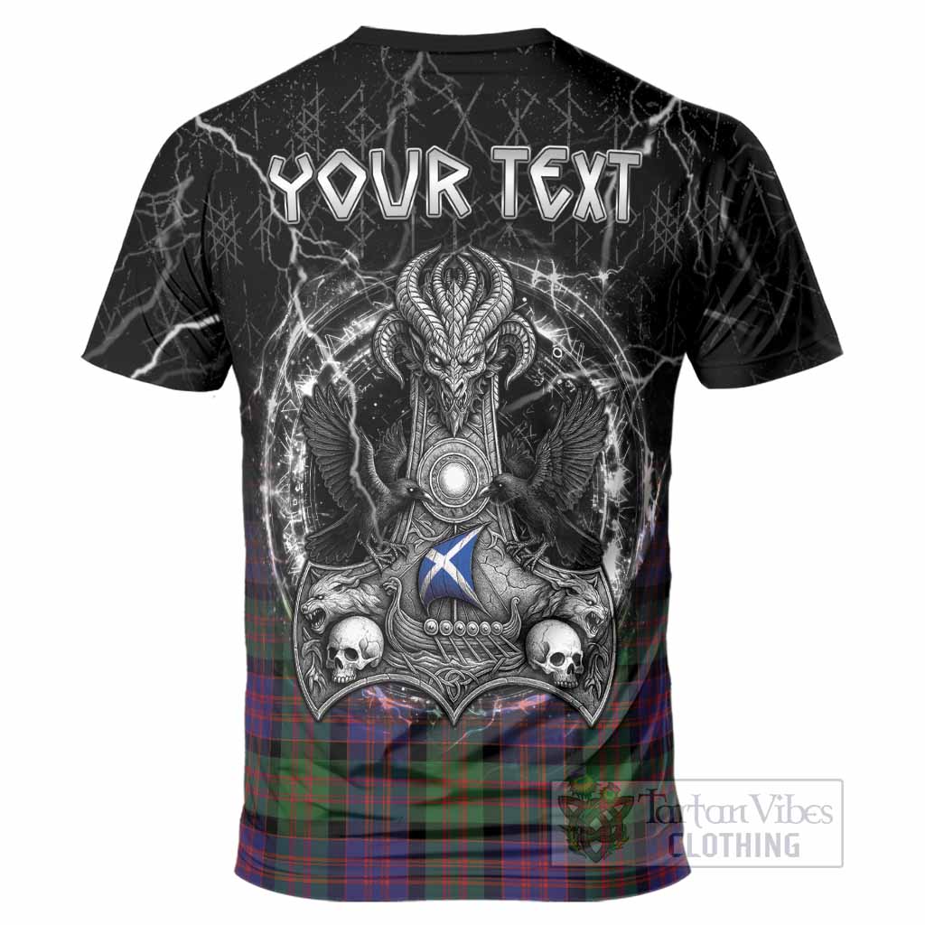MacDonald (McDonald) Tartan Crest T-Shirt Celtic Odin's Raven Legacy