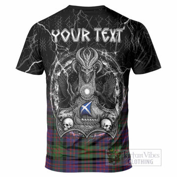 MacDonald (McDonald) Tartan Crest T-Shirt Celtic Odin's Raven Legacy