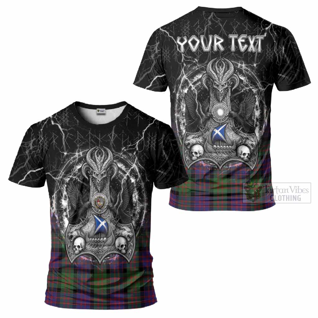 MacDonald (McDonald) Tartan Crest T-Shirt Celtic Odin's Raven Legacy