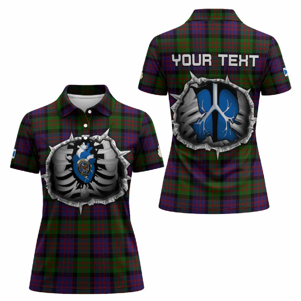 MacDonald (McDonald) Tartan Crest Women Polo Shirt Scotland In My Veins