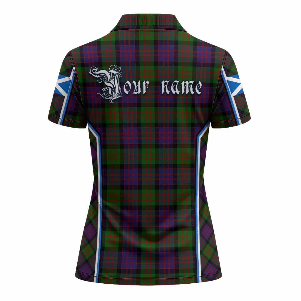 MacDonald (McDonald) Tartan Crest Women's Polo Shirt Scotland Coat of Arm Flag Style - Tartan Vibes Clothing