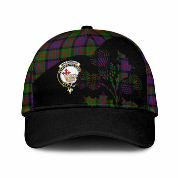 MacDonald (McDonald) Tartan Family Crest Classic Cap Scotland Thistle Floral Flag Style