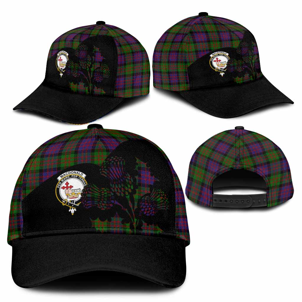 MacDonald (McDonald) Tartan Family Crest Classic Cap Scotland Thistle Floral Flag Style