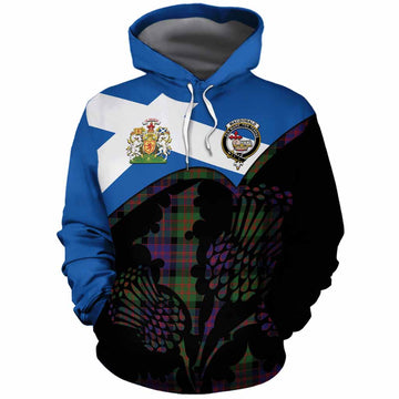MacDonald (McDonald) Tartan Family Crest Cotton Hoodie Scotland Thistle Floral Flag Style