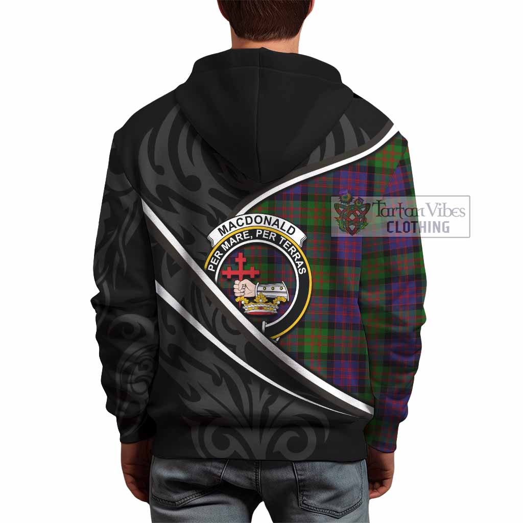 MacDonald (McDonald) Tartan Family Crest Hoodie Celtic Scottish Thistle Floral - Tartan Vibes Clothing