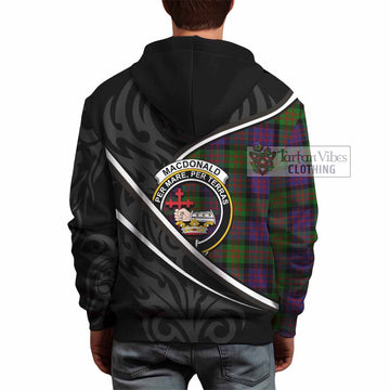 MacDonald (McDonald) Tartan Family Crest Hoodie Celtic Scottish Thistle Floral