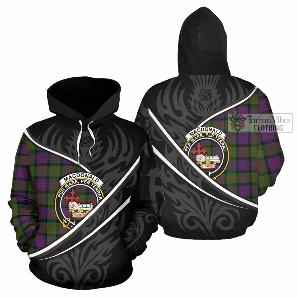 MacDonald (McDonald) Tartan Family Crest Hoodie Celtic Scottish Thistle Floral - Tartan Vibes Clothing