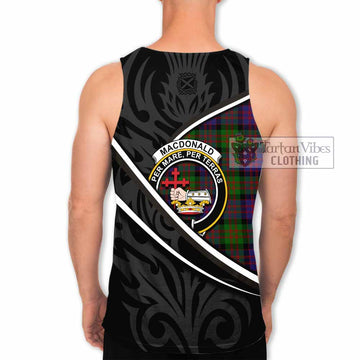 MacDonald (McDonald) Tartan Family Crest Men Tank Top Celtic Scottish Thistle Floral