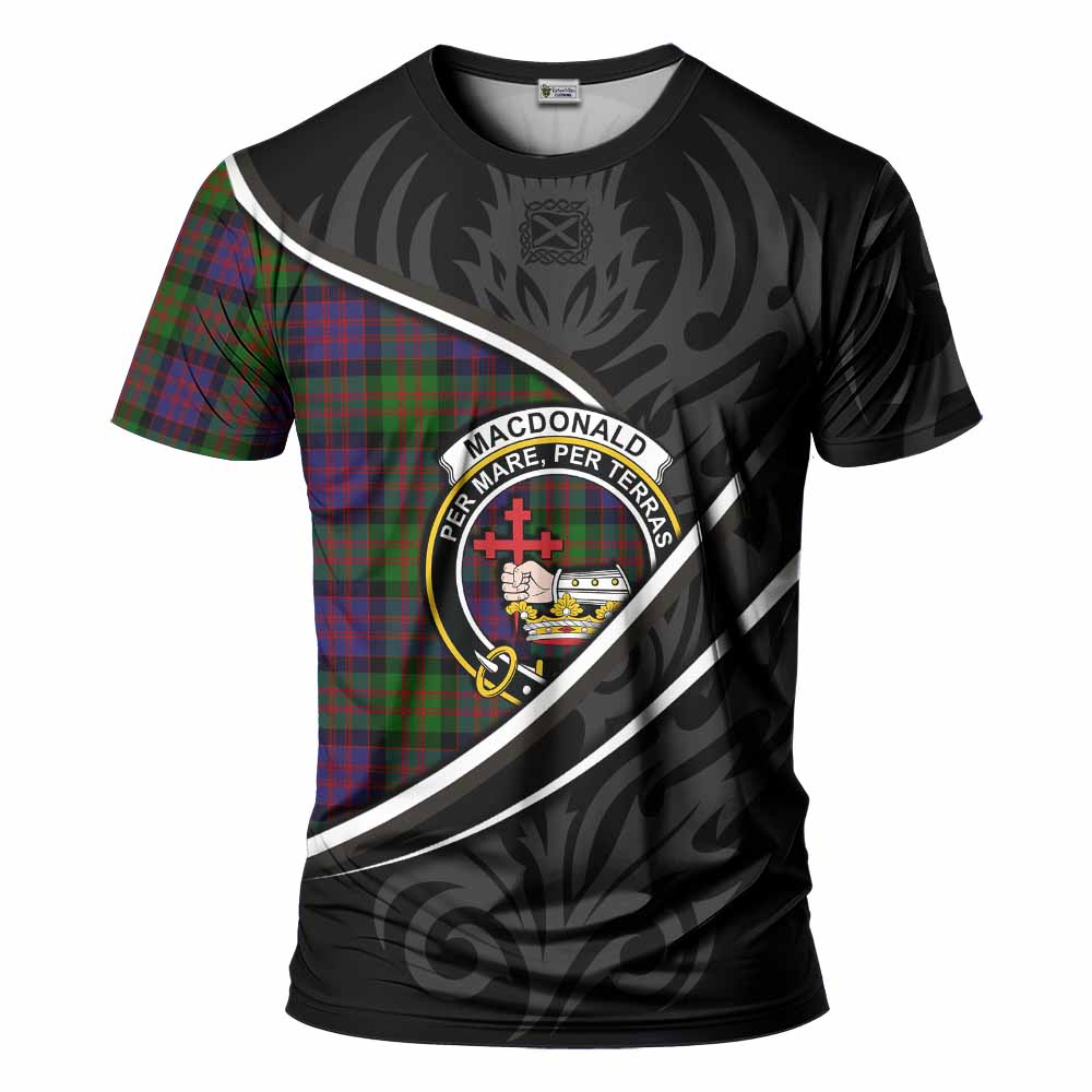 MacDonald (McDonald) Tartan Family Crest T-shirt Celtic Scottish Thistle Floral - Tartan Vibes Clothing