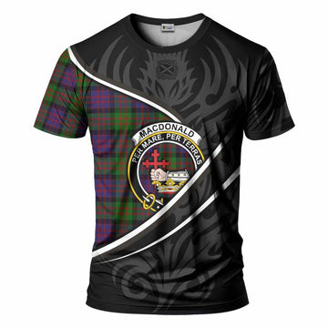 MacDonald (McDonald) Tartan Family Crest T-shirt Celtic Scottish Thistle Floral - Tartan Vibes Clothing