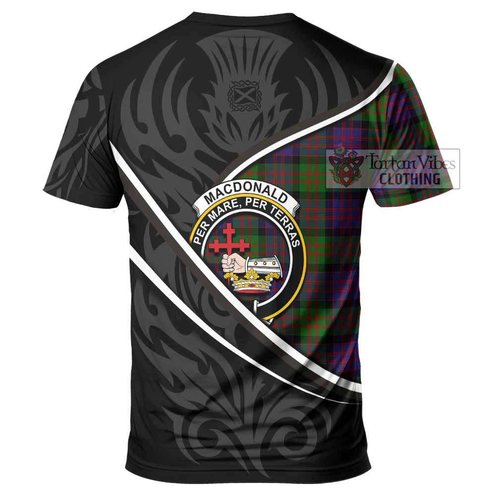 MacDonald (McDonald) Tartan Family Crest T-shirt Celtic Scottish Thistle Floral - Tartan Vibes Clothing