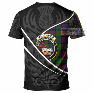 MacDonald (McDonald) Tartan Family Crest T-shirt Celtic Scottish Thistle Floral - Tartan Vibes Clothing