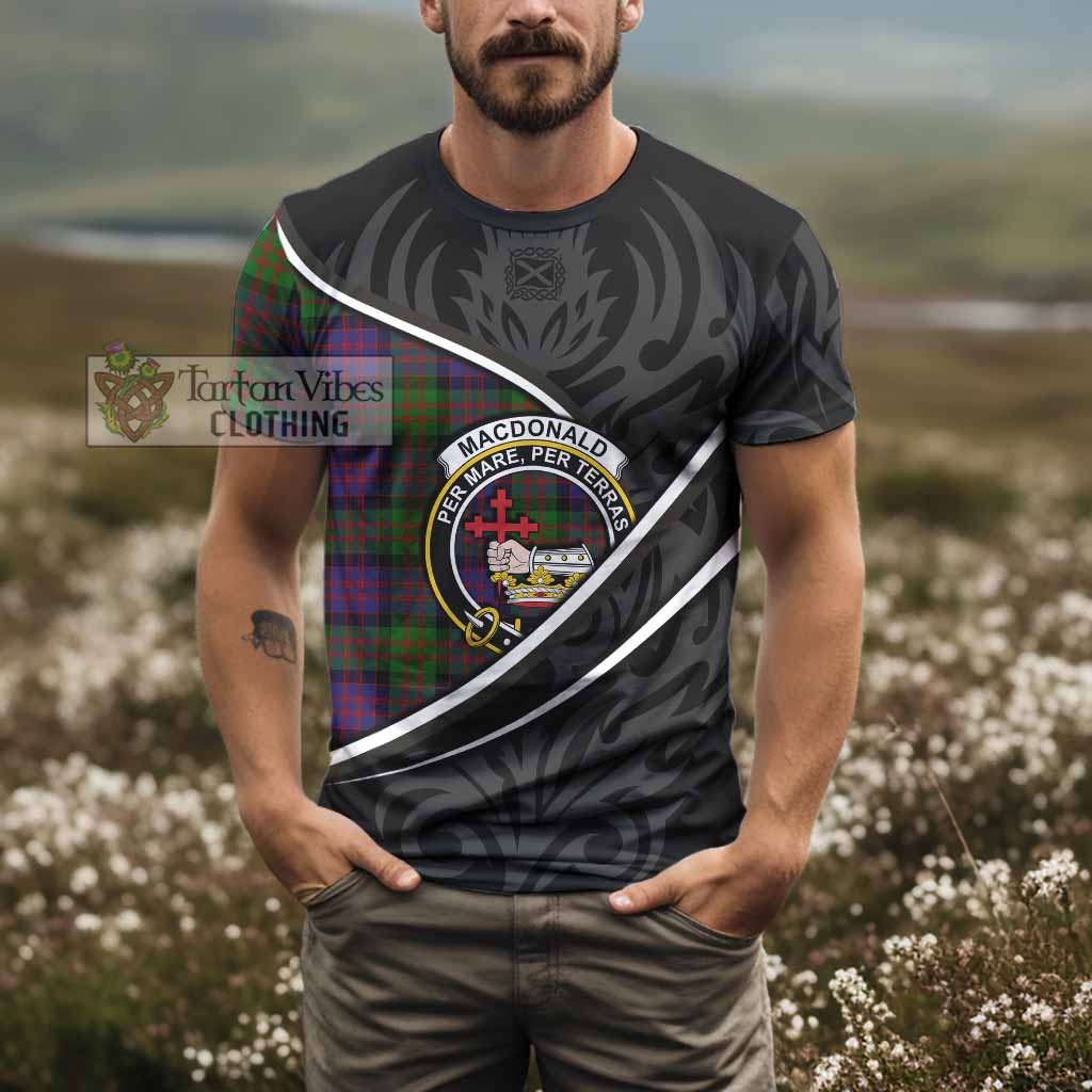 MacDonald (McDonald) Tartan Family Crest T-shirt Celtic Scottish Thistle Floral - Tartan Vibes Clothing