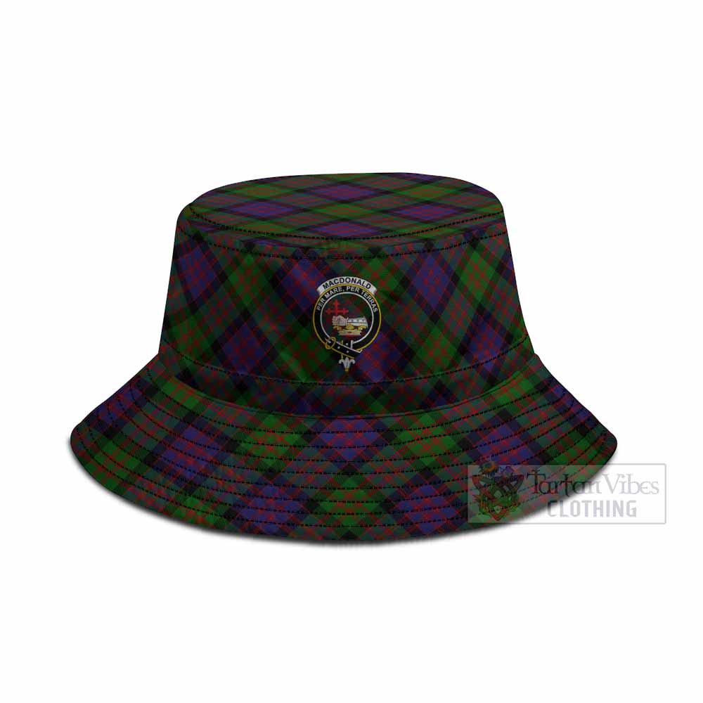 MacDonald (McDonald) Tartan Fishing Hat with Family Crest