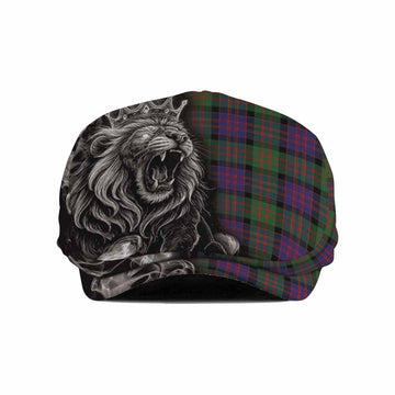MacDonald (McDonald) Tartan Flat Cap, Jeff Cap Roaring Lion Heritage