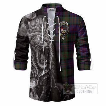 MacDonald (McDonald) Tartan Ghillie Shirt Roaring Lion Heritage