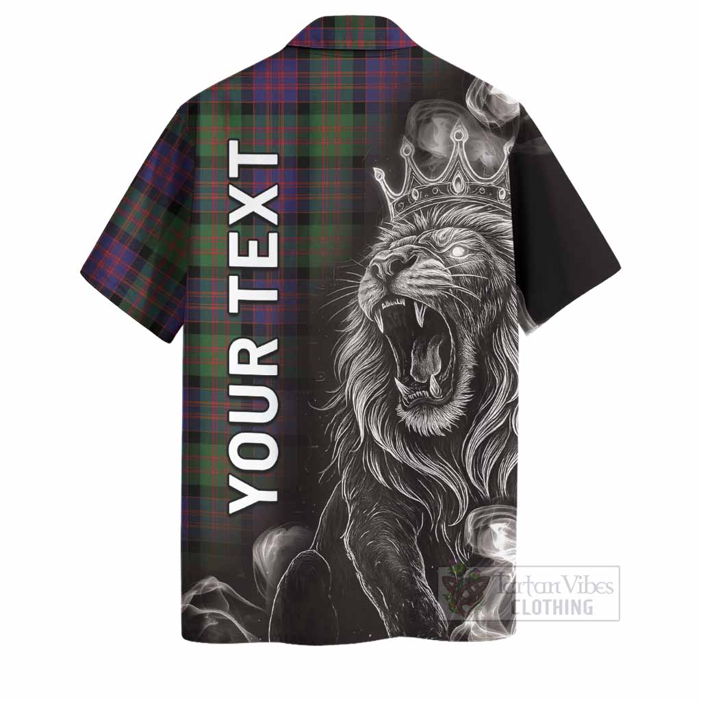 MacDonald (McDonald) Tartan Hawaiian Shirt Roaring Lion Heritage