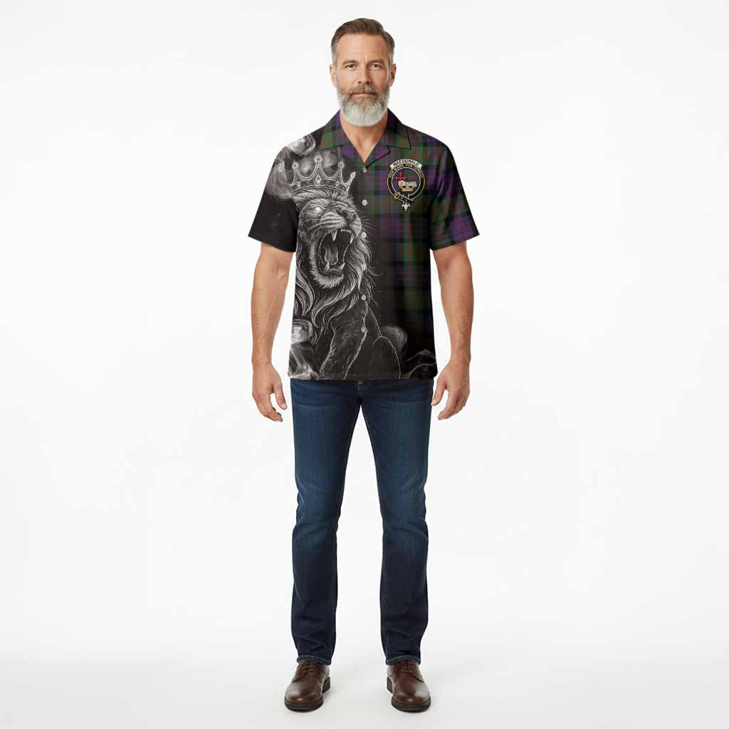 MacDonald (McDonald) Tartan Hawaiian Shirt Roaring Lion Heritage