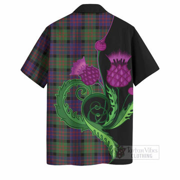 MacDonald (McDonald) Tartan Hawaiian Shirt Traditional Scottish Thistle