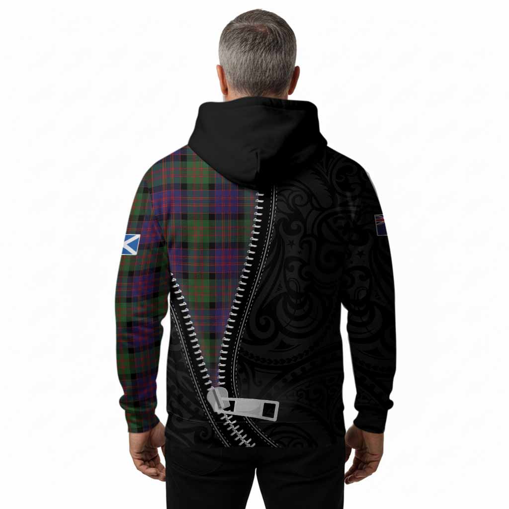 MacDonald (McDonald) Tartan Hoodie New Zealand Pattern Unique Zipper Stylized